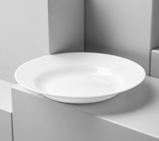 Luminarc Teller Suppe aus Porzellan White mit Durchmesser 22cm