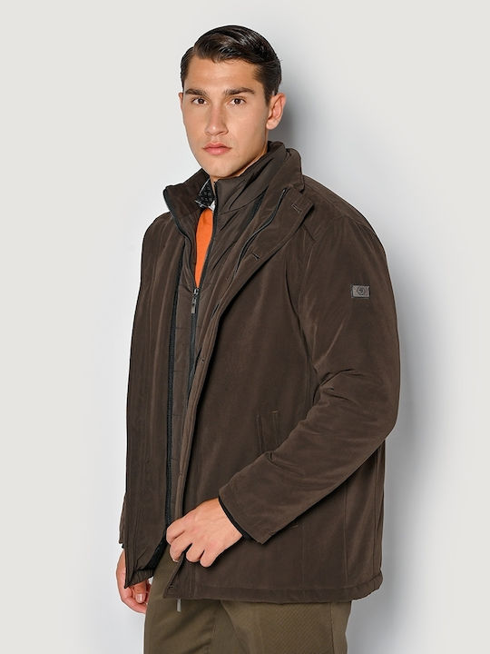 Winter Jacke Brown