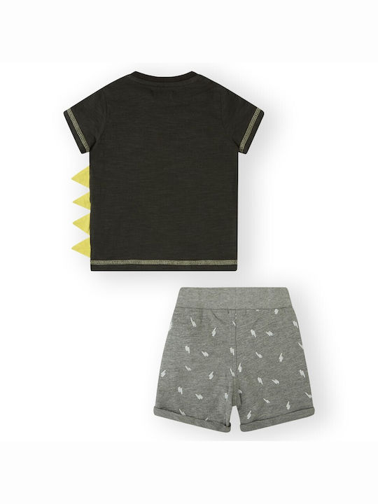 Canada House Kinder Set mit Shorts Sommer 2Stück Khaki