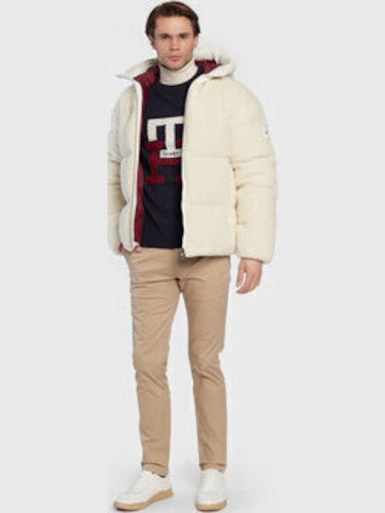 Core Bleecker Παντελόνι Chino Ελαστικό σε Slim Εφαρμογή Μπεζ