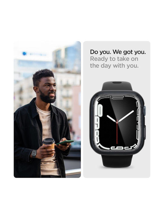 Spigen Ultra Hybrid Θήκη Σιλικόνης Space Clear για Apple Watch 7, 8, 9 (45 mm)