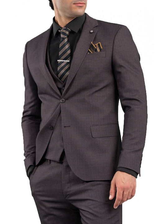 Iarna Costum Bărbați Purple