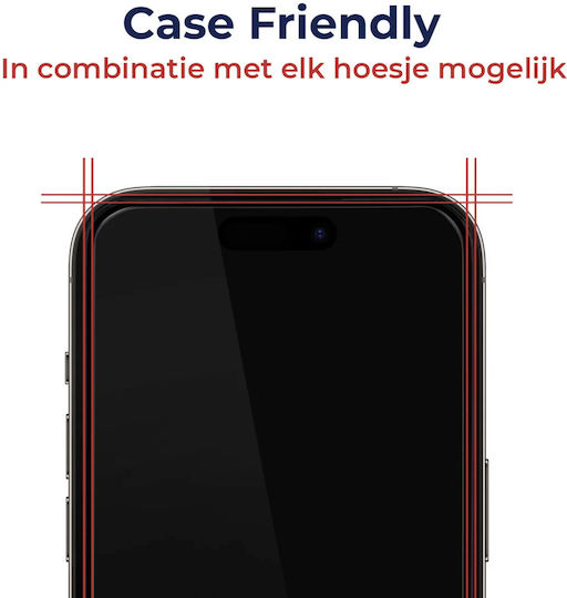 Rosso Tempered Glass (iPhone 15 Plus / 16 Plus)