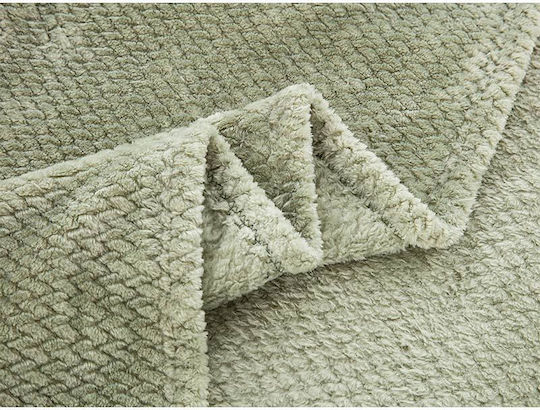 Liolios Home Jf-09 Fleece Blanket Double 220x240cm Green
