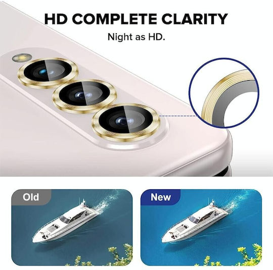 Hat-prince Gehärtetes Glas Gold (Galaxy Z Fold5)
