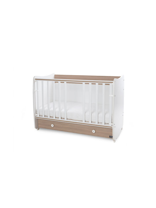 Lorelli Κούνια Dream White/Amber με Συρτάρι