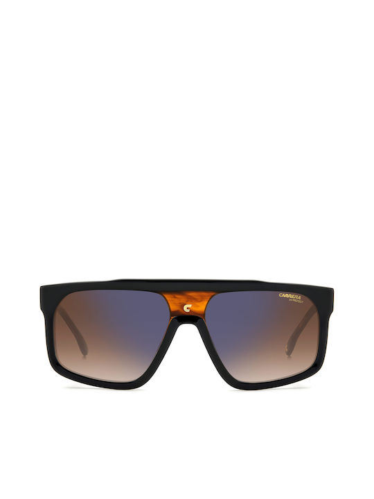 Carrera Sonnenbrillen mit Schwarz Schildkröte Rahmen und Braun Verlaufsfarbe Linse 1061/S 37N