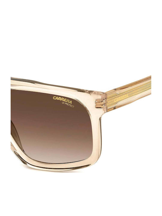 Carrera Ochelari De Soare Pentru Bărbați Cu Ramă Bej Din Plastic Și Lentile Gri Degrade 1061/S 10AHA