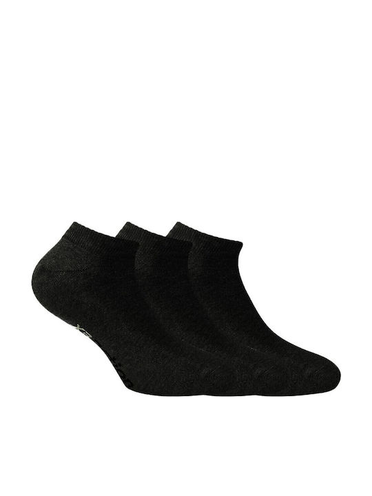 Walk Μονόχρωμες Κάλτσες Μαύρες 3Pack Walk Μονόχρωμες Κάλτσες Μαύρες 3Pack