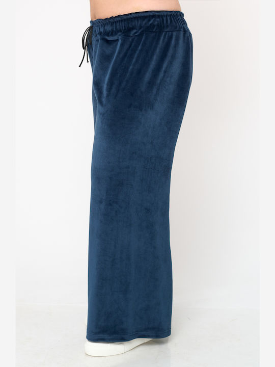 Jucita Sweatpants Velvet Blue