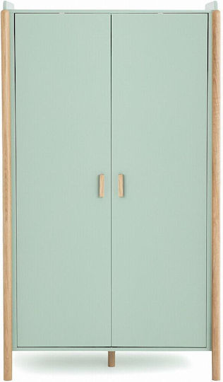 Ușă dublă Dulap Verde 95.8x54.7x166.6cm