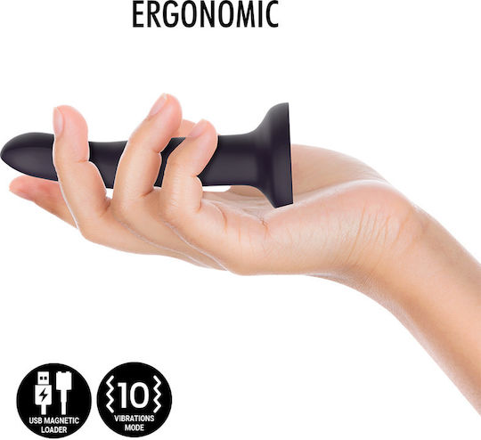 Mythology Duman Mystic Κλασικός Δονητής Small 14cm Μαύρος