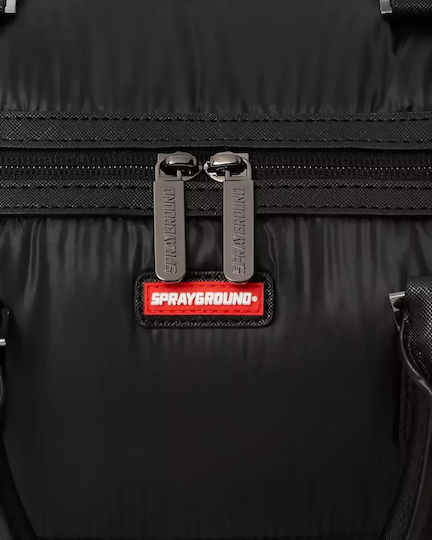 Sprayground Sharks In Paris Puffer Σακ Βουαγιάζ 12.5lt Μαύρο από Δερματίνη Μ33.02xΠ19.05xΥ20.32εκ.