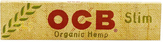 Ocb Organic Hemp Χαρτάκια Στριφτού Τσιγάρου Slim King Size 32 φύλλα 50τμχ