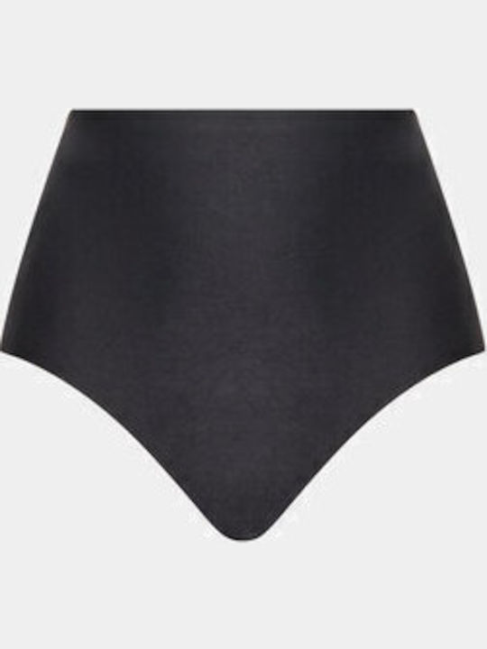 Hochtailliert Damen Slip Black