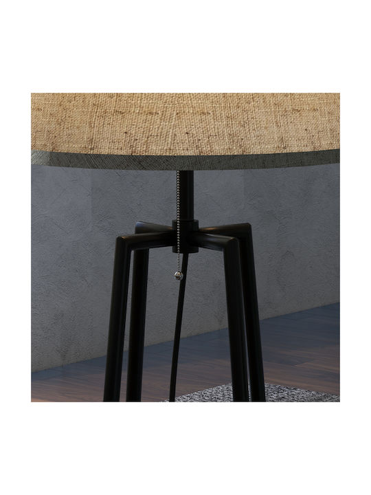 HomCom Floor Lamp H166xW42cm. Brown