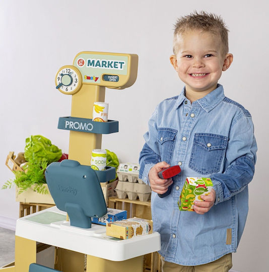 Smoby Supermarket With Shopping Trolley για 3+ Ετών