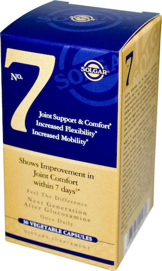 Solgar No 7 Supplement for Joint Health 30 Vegetable Capsules