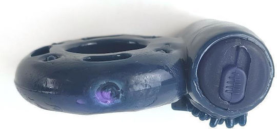 A-Gusto Vibrating Ring Cock Blue CR-0001