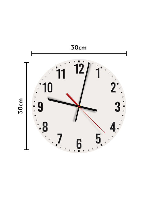 Koupakoupa Kinder Wanduhren Gaming Hölzernes 30cm