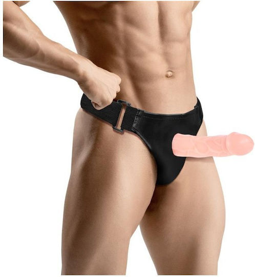 Control Harness με Dildo και Δόνηση στο χρώμα του δέρματος
