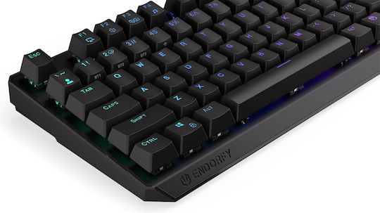 Endorfy Thock Ασύρματο Gaming Μηχανικό Πληκτρολόγιο Tenkeyless με Kailh Box Black διακόπτες και RGB φωτισμό (Αγγλικό US)