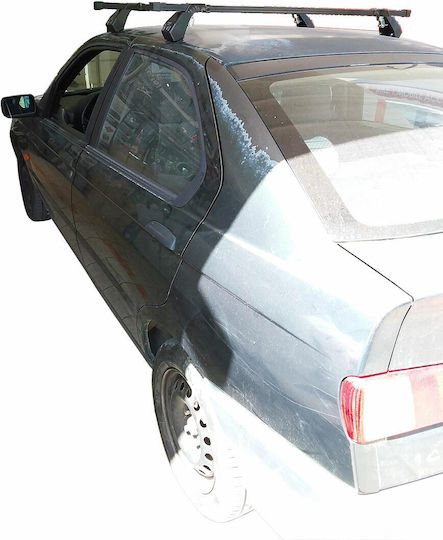 Hermes Μπάρες Οροφής Μεταλλικές για Alfa Romeo Alfa 146 (Σετ με πόδια) Μαύρες