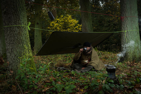 Helikon Tex Poncho U.s Model Hunting Rainwear Brown