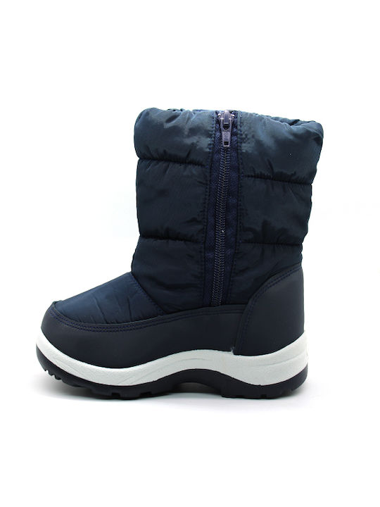 IQ Shoes Kids Snow Boots Navy Blue