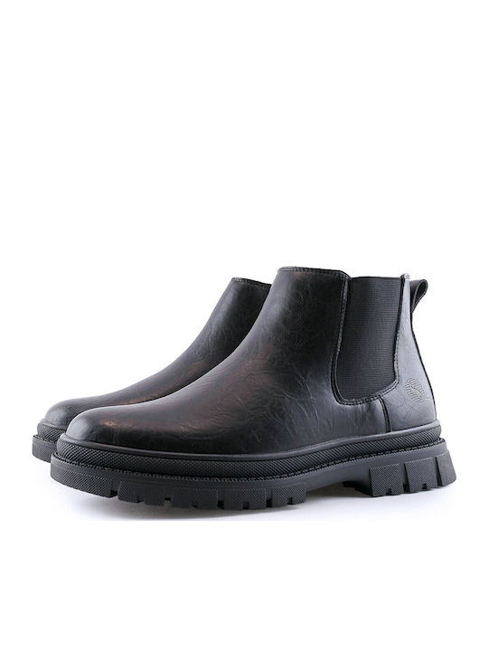 Leather Black Chelsea Boots
