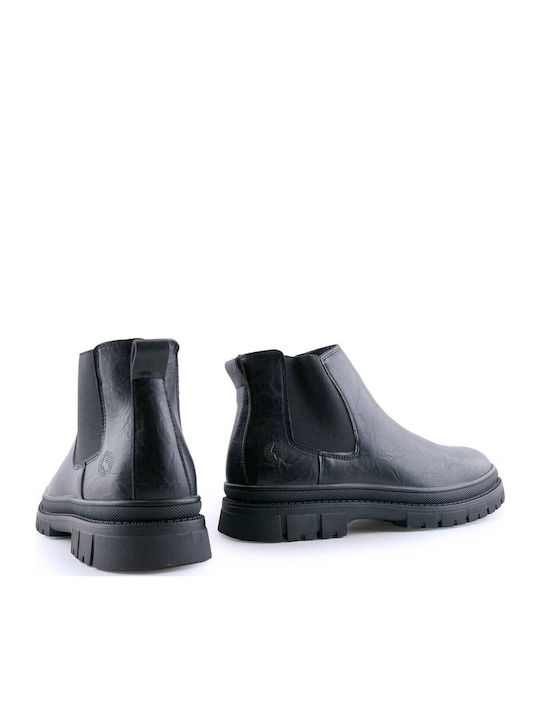 Leather Black Chelsea Boots