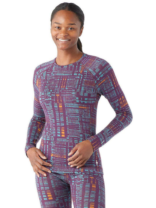 Smartwool Classic Thermal Merino Damen Thermo Langarmshirt Lila