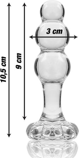 Ibiza Anal Plug Transparent 10.7cm