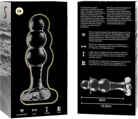 Ibiza Anal Plug Transparent 10.7cm
