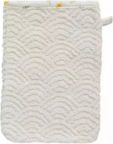 Bebejou Baby Bath Gloves Bohemian Garden White 2 Pieces