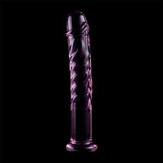 Ibiza Γυάλινο Dildo Ροζ 18.5cm