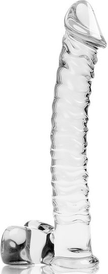 Ibiza Γυάλινο Dildo Διάφανο 21.5cm