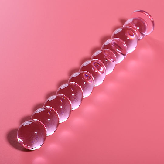 Ibiza Γυάλινο Dildo Ροζ 21.5cm