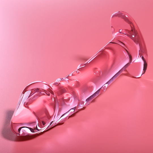 Ibiza Γυάλινο Dildo Ροζ 18.5cm