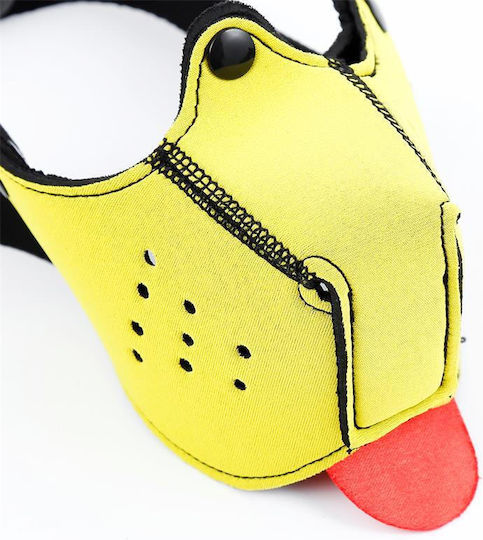BDSM Maske in Gelb Farbe