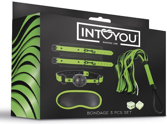 IntoYou BDSM Kit σε Μαύρο Χρώμα 5τμχ
