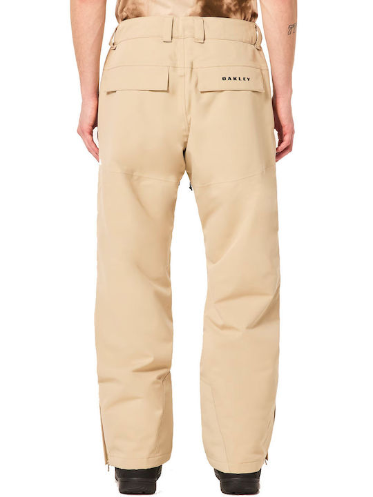 Oakley Best Cedar Rc FOA403445-31R Men's Trousers for Ski & Snowboard Beige