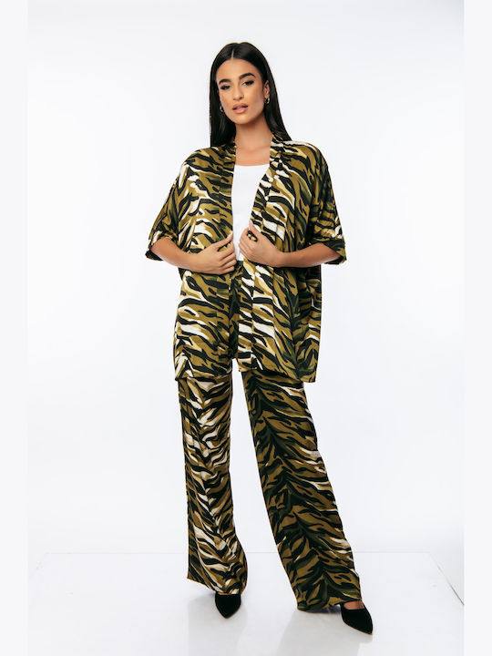 Ecstasy Women's GREEN Set with Trousers