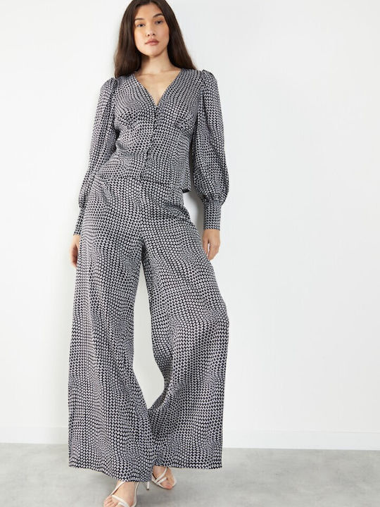 Women's Fabric Trousers Black