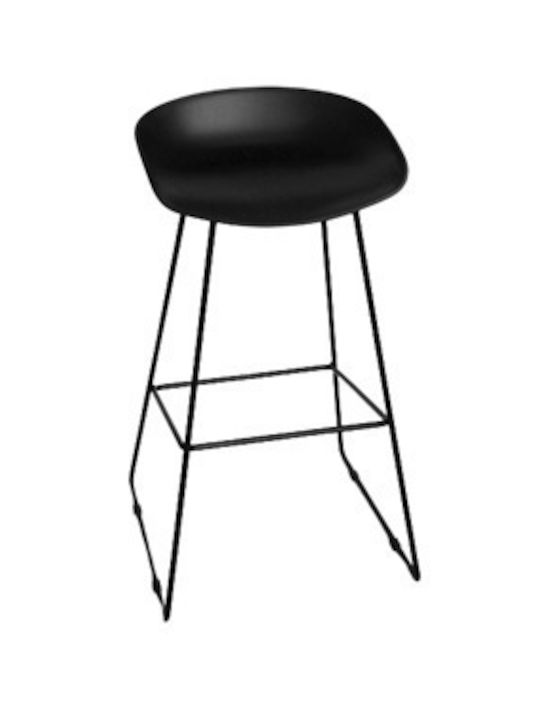Metallischer Gartenhocker Außenbereich Van Schwarz 10 Stück 43x42x85cm VAN-M-07633
