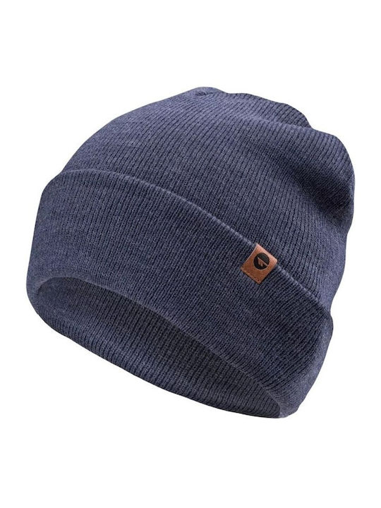 Beanie Unisex Σκούφος Πλεκτός σε Μπλε χρώμα