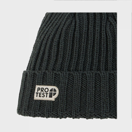 Beanie Unisex Σκούφος Πλεκτός σε Γκρι χρώμα