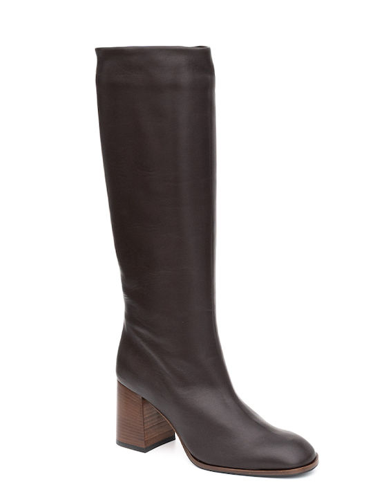 Jubile Leather Women's Boots Brown