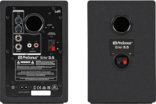 Presonus Eris 3.5 2nd Gen Ηχεία Studio Monitor 3.5" 50W (Ζεύγος) Μαύρα