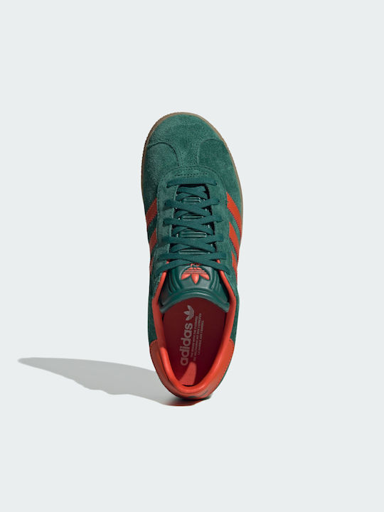Gazelle J Παιδικά Sneakers Collegiate Green / Preloved Red / Gum